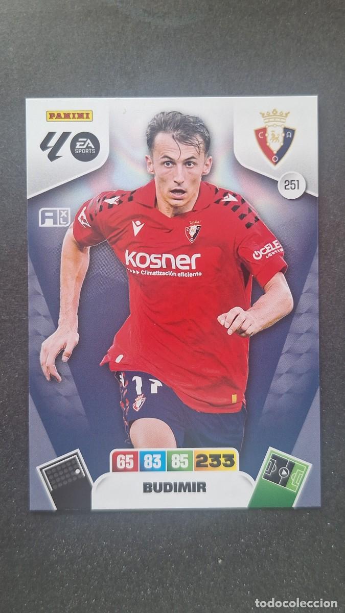 Cromos de F&uacute;tbol: L3 BUDIMIR C. A. OSASUNA 251 ADRENALYN XL LIGA 2025/2026 25 26 PANINI