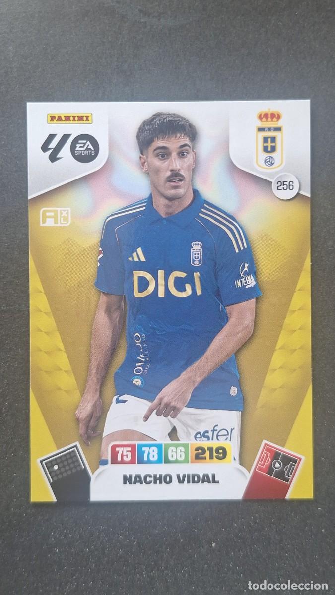 Cromos de F&uacute;tbol: L3 NACHO VIDAL REAL OVIEDO 256 ADRENALYN XL LIGA 2025/2026 25 26 PANINI