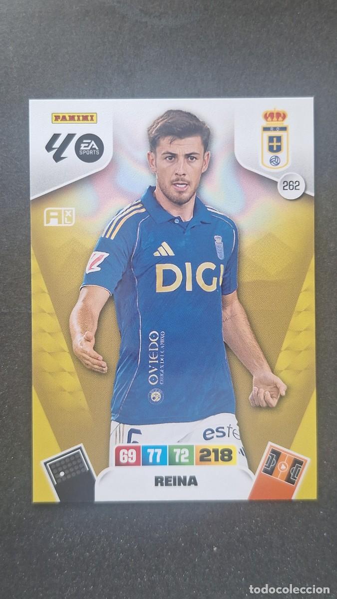 Cromos de F&uacute;tbol: L3 REINA REAL OVIEDO 262 ADRENALYN XL LIGA 2025/2026 25 26 PANINI
