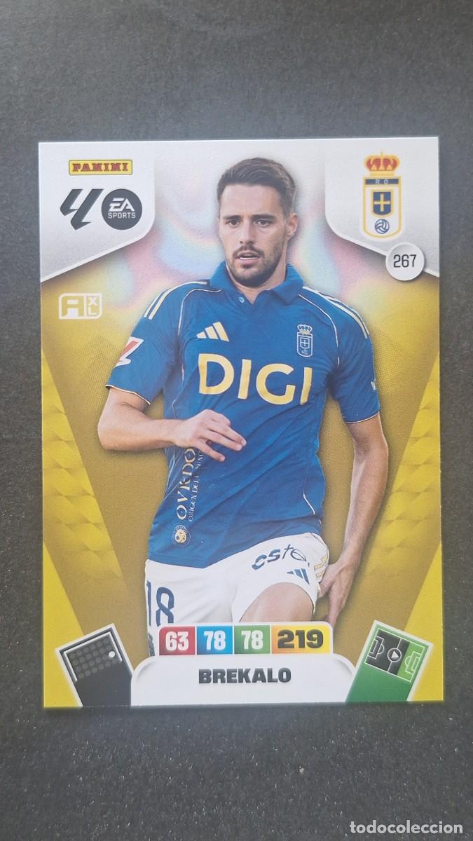 Cromos de F&uacute;tbol: L3 BREKALO OVIEDO 267 ADRENALYN XL LIGA 2025/2026 25 26 PANINI