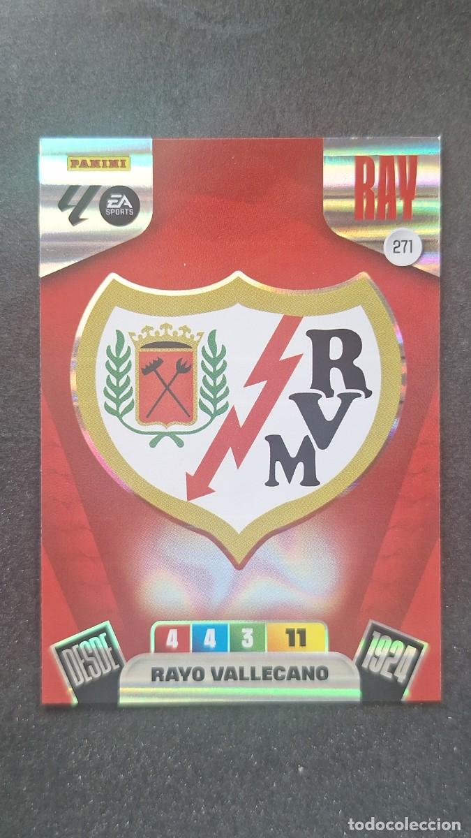 Cromos de F&uacute;tbol: L3 ESCUDO RAYO VALLECANO 271 ADRENALYN XL LIGA 2025/2026 25 26 PANINI