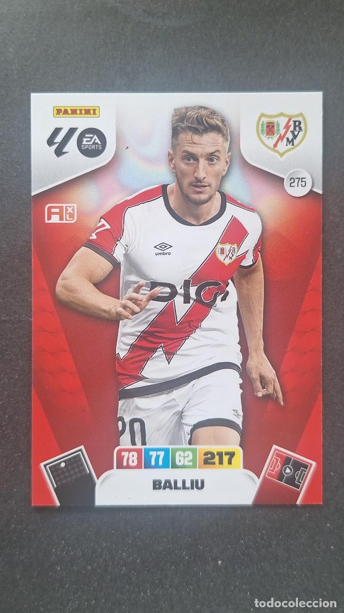Cromos de F&uacute;tbol: L3 BALLIU RAYO VALLECANO 275 ADRENALYN XL LIGA 2025/2026 25 26 PANINI