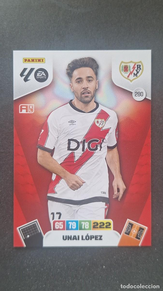 Cromos de F&uacute;tbol: L3 UNAI LOPEZ RAYO VALLECANO 280 ADRENALYN XL LIGA 2025/2026 25 26 PANINI