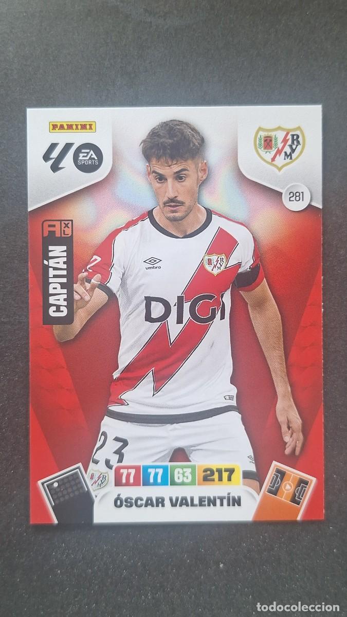 Cromos de F&uacute;tbol: L3 OSCAR VALENTIN RAYO VALLECANO 281 ADRENALYN XL LIGA 2025/2026 25 26 PANINI