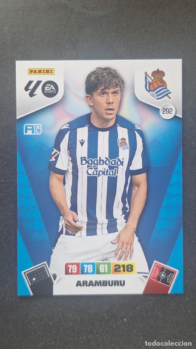 Cromos de Futebol: L3 ARAMBURU REAL SOCIEDAD 292 ADRENALYN XL LIGA 2025/2026 25 26 PANINI