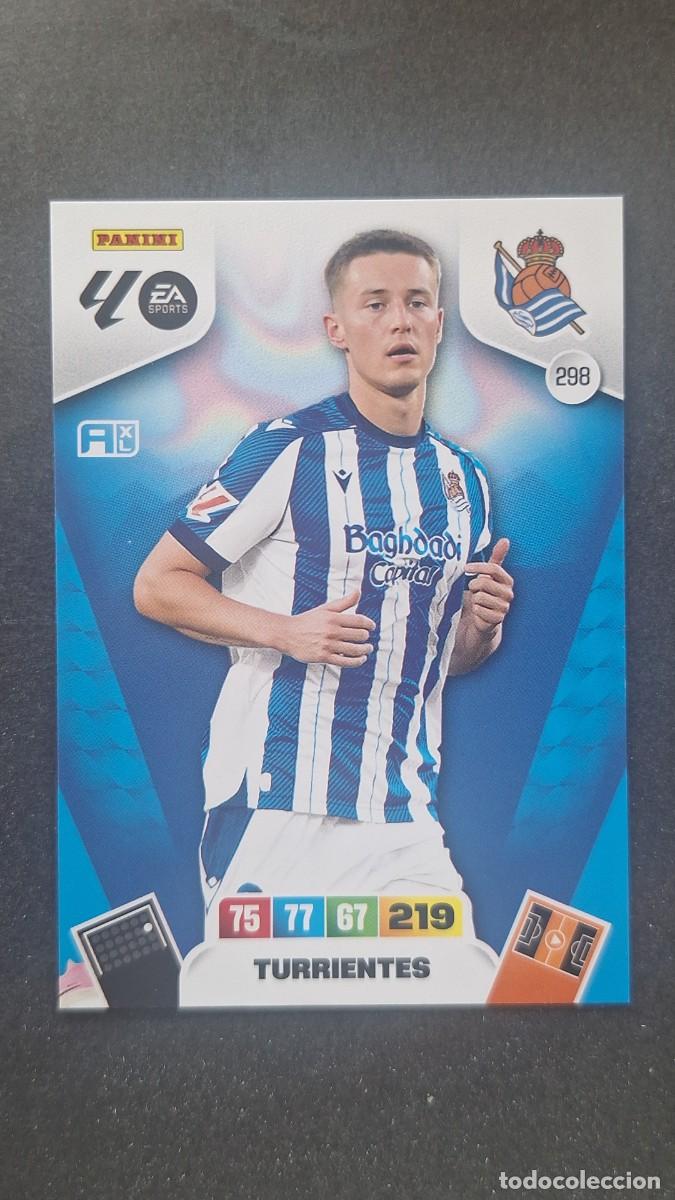 Cromos de Futebol: L3 TURRIENTES REAL SOCIEDAD 298 ADRENALYN XL LIGA 2025/2026 25 26 PANINI