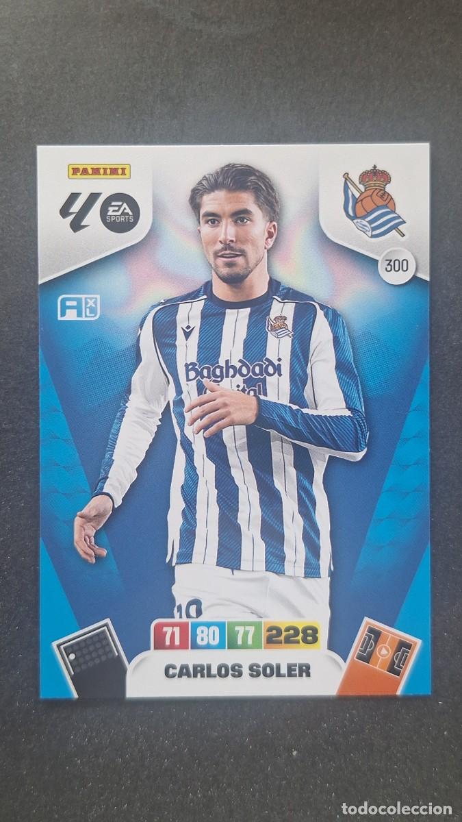 Cromos de F&uacute;tbol: L3 CARLOS SOLER REAL SOCIEDAD 300 ADRENALYN XL LIGA 2025/2026 25 26 PANINI