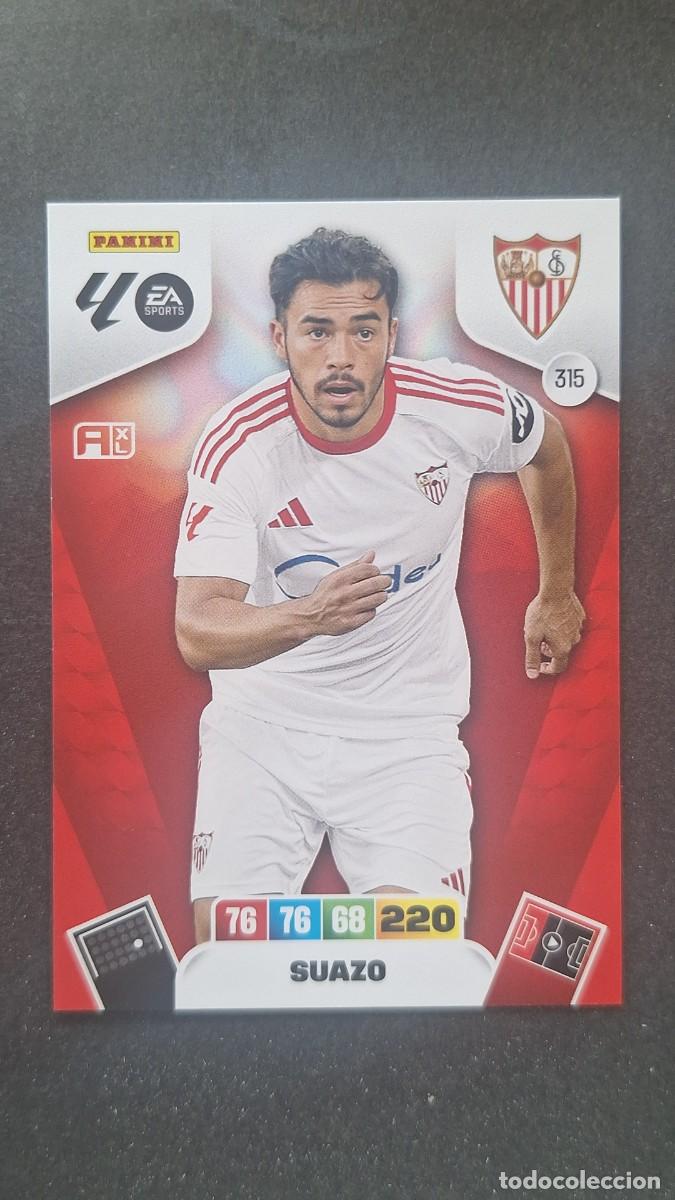 Cromos de Futebol: L3 SUAZO SEVILLA F. C. 315 ADRENALYN XL LIGA 2025/2026 25 26 PANINI