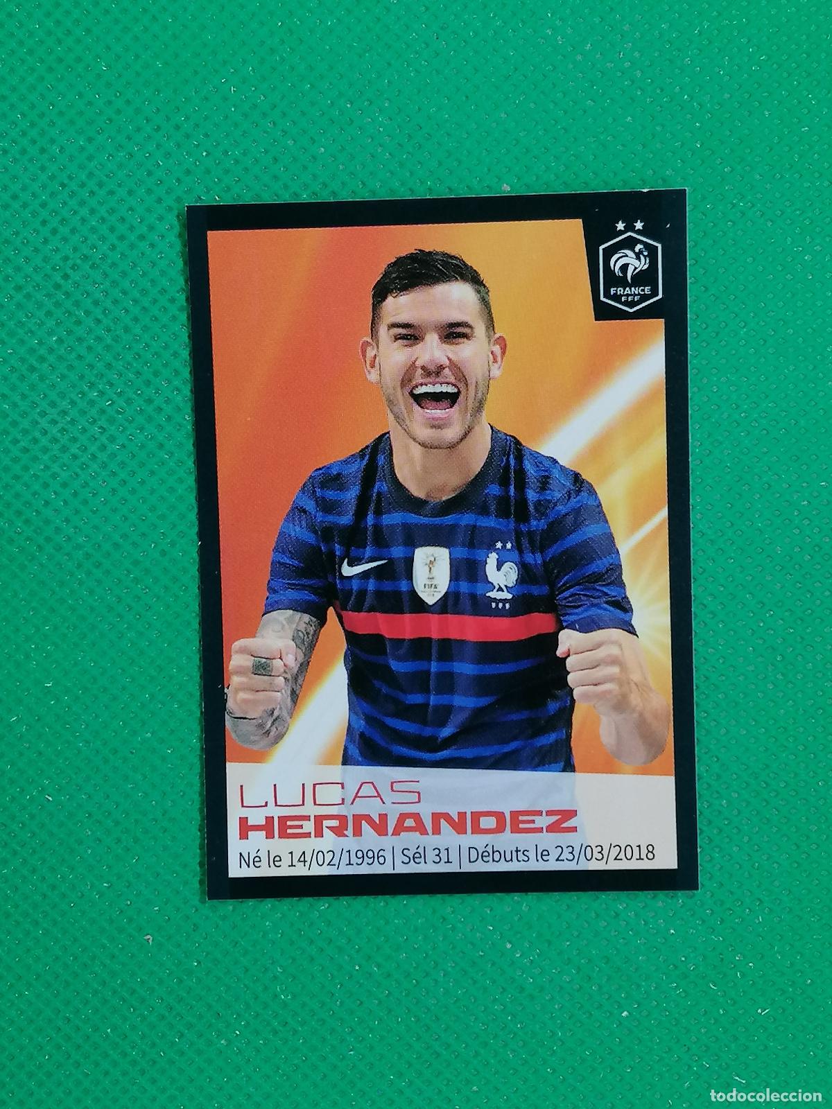 Cromos de Futebol: 34 LUCAS HERNANDEZ STICKER SELECCION FRANCIA ⚽ INTERMARCHE 2022 PANINI AU PLUS PRES DES BLEUS ⚽
