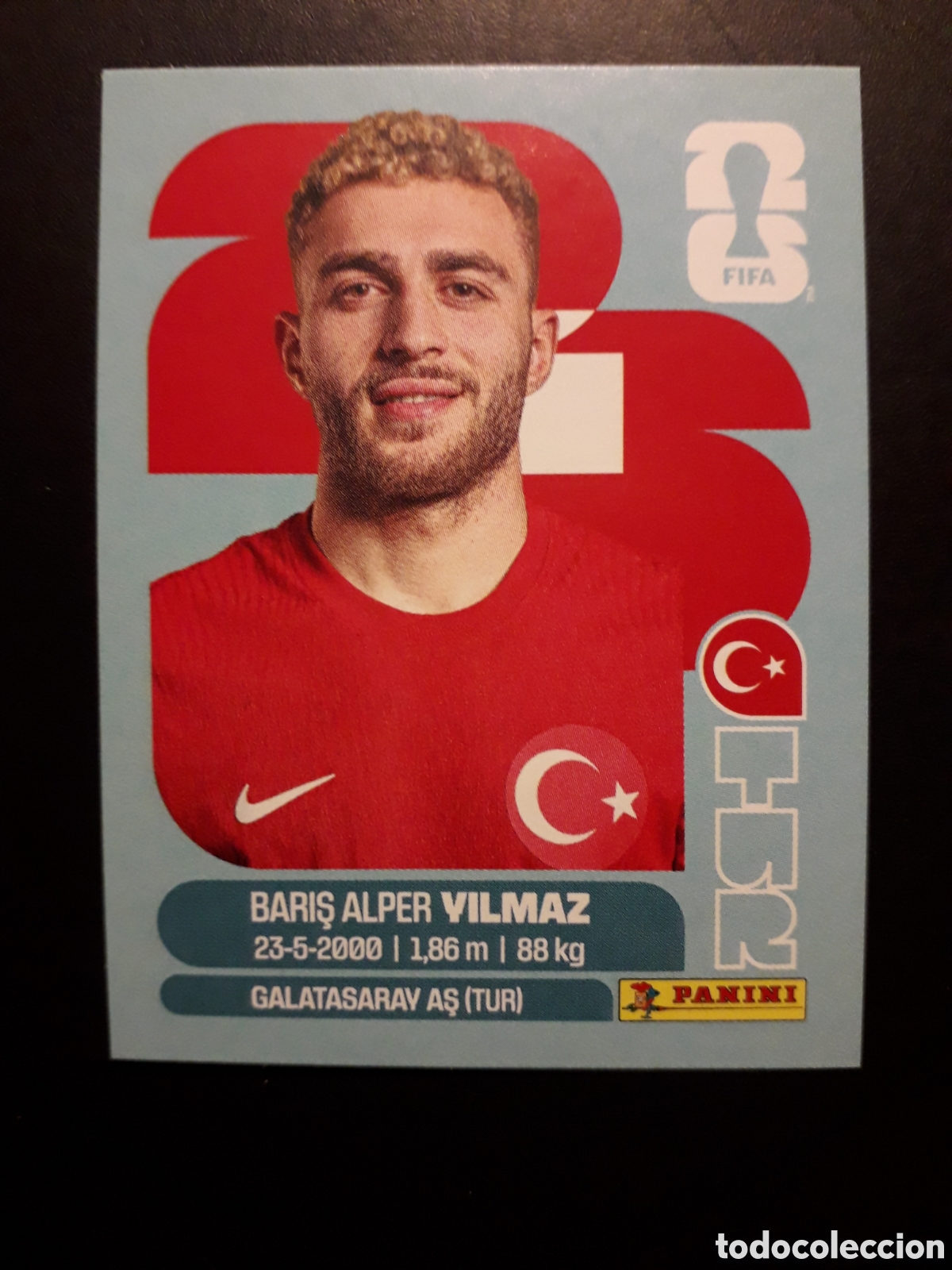 Cromos de Futebol: VILMAZ TURQU&Iacute;A TUR 18 MUNDIAL F&Uacute;TBOL 2026 FIFA WORLD CUP PANINI SIN PEGAR PEDIDO M&Iacute;NIMO 3&euro;
