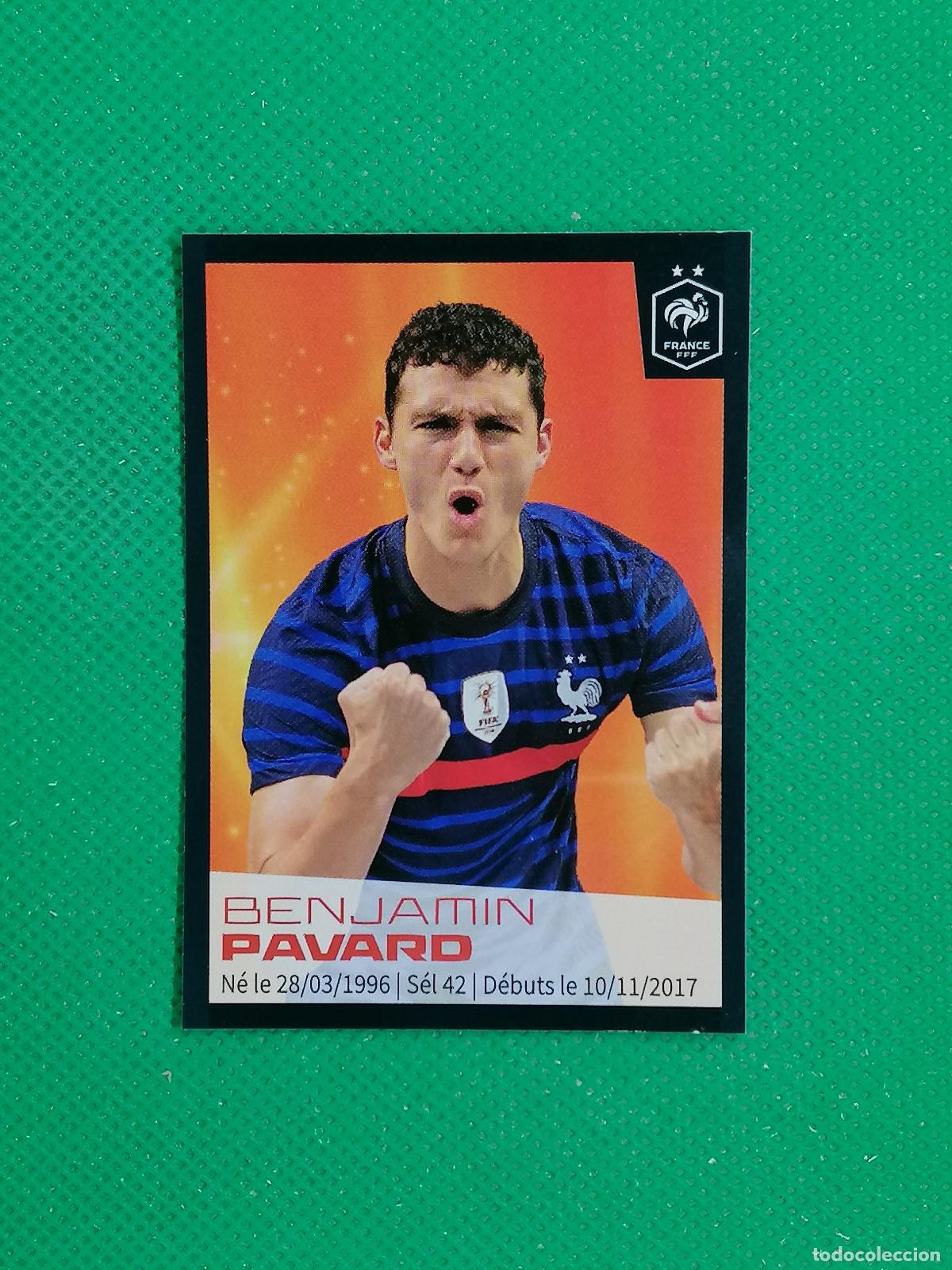 Cromos de Futebol: 38 BENJAMIN PAVARD STICKER SELECCION FRANCIA ⚽ INTERMARCHE 2022 PANINI AU PLUS PRES DES BLEUS ⚽