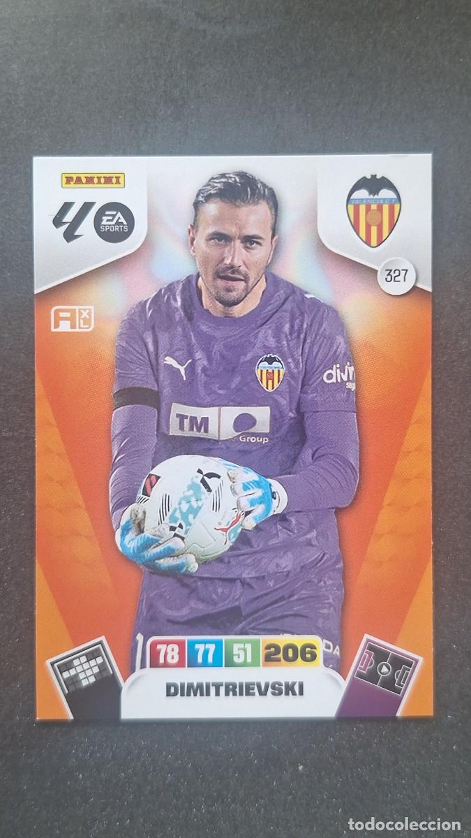 Football Stickers: L3 DIMITRIEVSKI VALENCIA C. F. 327 ADRENALYN XL LIGA 2025/2026 25 26 PANINI
