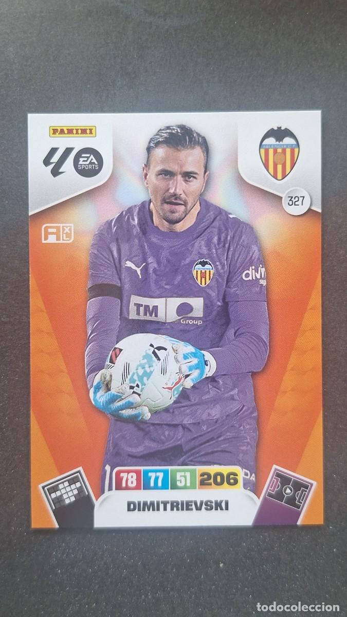 Cromos de F&uacute;tbol: L3 DIMITRIEVSKI VALENCIA C. F. 327 ADRENALYN XL LIGA 2025/2026 25 26 PANINI