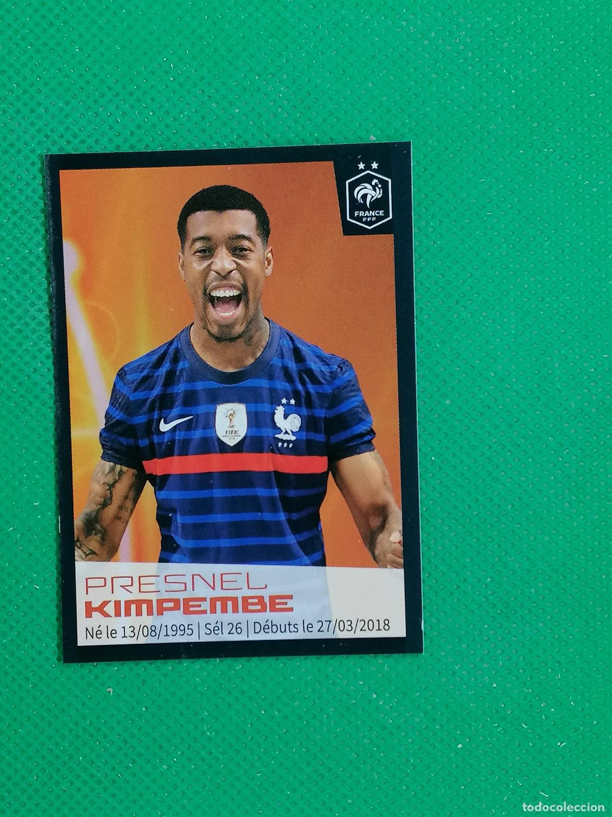 Cromos de F&uacute;tbol: 39 KIMPEMBE STICKER SELECCION FRANCIA ⚽ INTERMARCHE 2022 PANINI AU PLUS PRES DES BLEUS ⚽