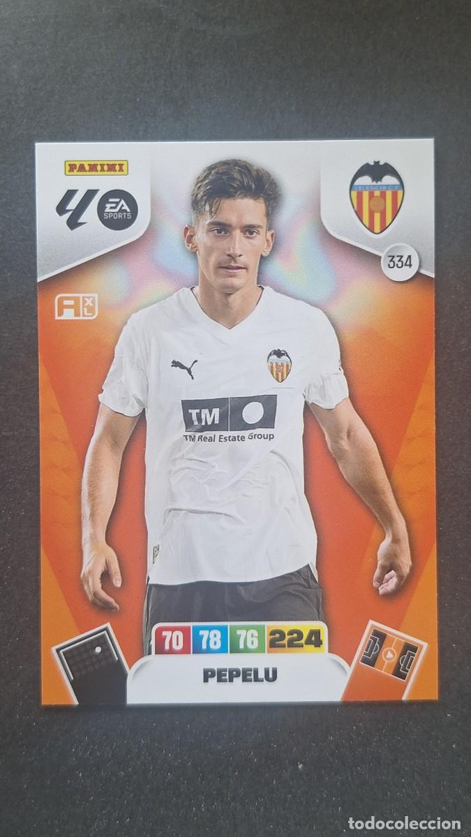Cromos de F&uacute;tbol: L3 PEPELU VALENCIA C. F. 334 ADRENALYN XL LIGA 2025/2026 25 26 PANINI