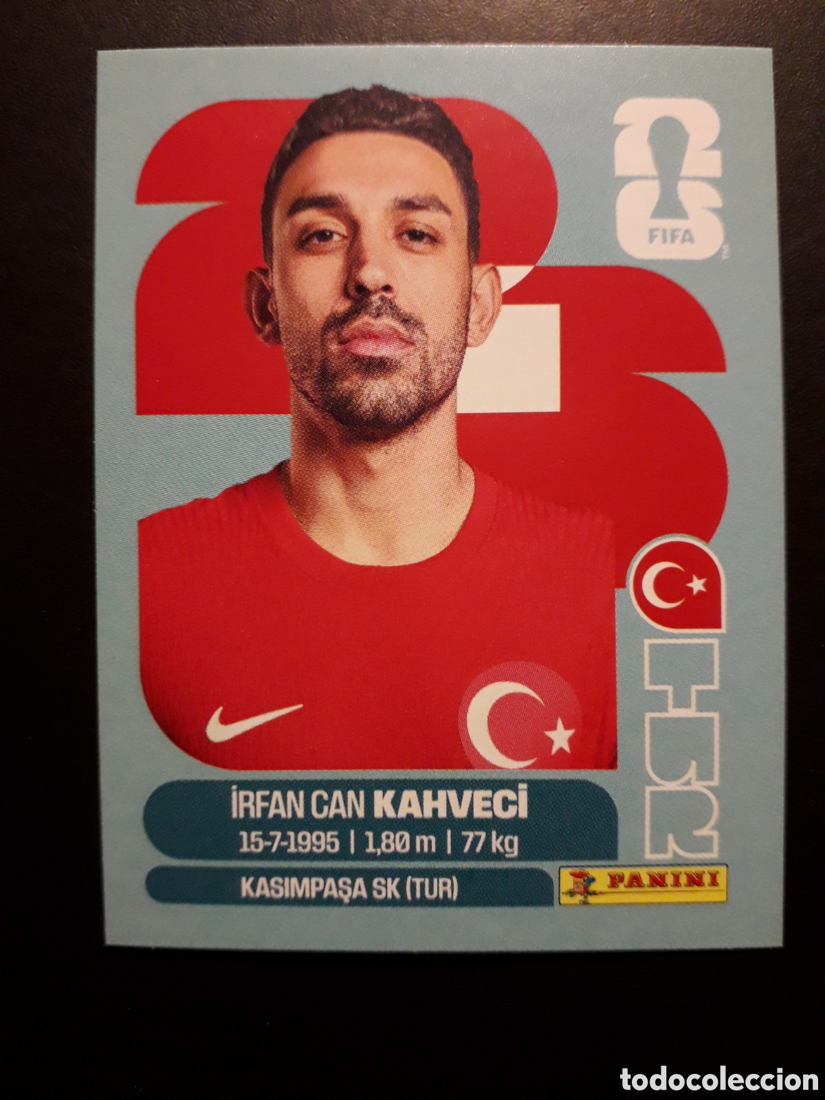 Cromos de F&uacute;tbol: KAHCECI TURQU&Iacute;A TUR 15 MUNDIAL F&Uacute;TBOL 2026 FIFA WORLD CUP PANINI SIN PEGAR PEDIDO M&Iacute;NIMO 3&euro;