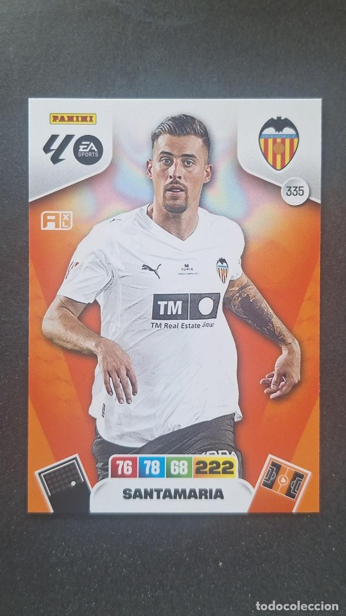 Cromos de F&uacute;tbol: L3 SANTAMARIA VALENCIA C. F. 335 ADRENALYN XL LIGA 2025/2026 25 26 PANINI