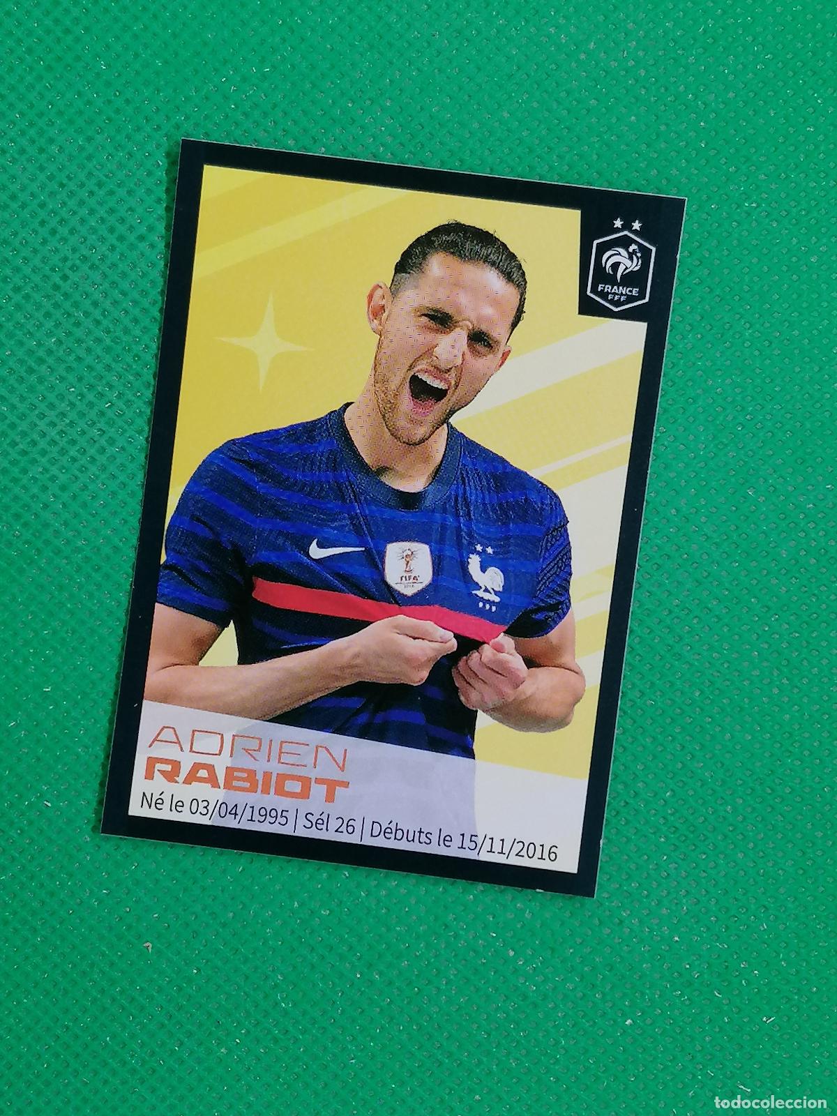 Cromos de F&uacute;tbol: 43 RABIOT STICKER SELECCION FRANCIA ⚽ INTERMARCHE 2022 PANINI AU PLUS PRES DES BLEUS ⚽