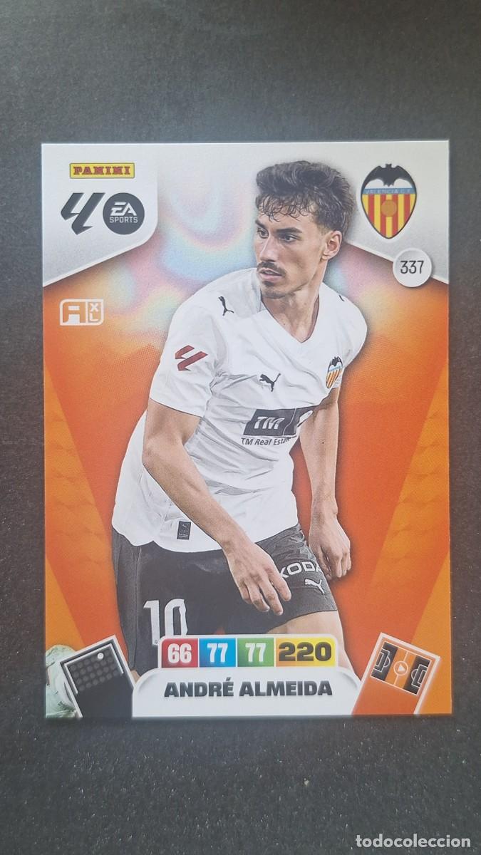 Cromos de F&uacute;tbol: L3 ANDRE ALMEIDA VALENCIA C. F. 337 ADRENALYN XL LIGA 2025/2026 25 26 PANINI
