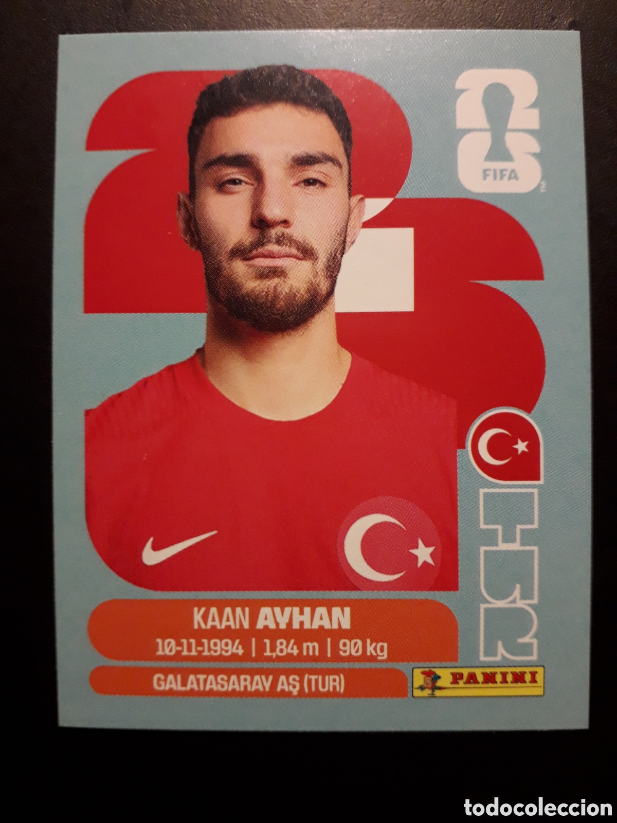Cromos de F&uacute;tbol: AVHAN TURQU&Iacute;A TUR 9 MUNDIAL F&Uacute;TBOL 2026 FIFA WORLD CUP PANINI SIN PEGAR PEDIDO M&Iacute;NIMO 3&euro;
