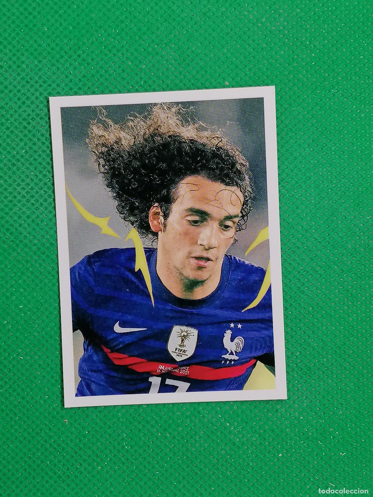 Cromos de F&uacute;tbol: 46 GUENDOUZI STICKER SELECCION FRANCIA ⚽ INTERMARCHE 2022 PANINI AU PLUS PRES DES BLEUS ⚽