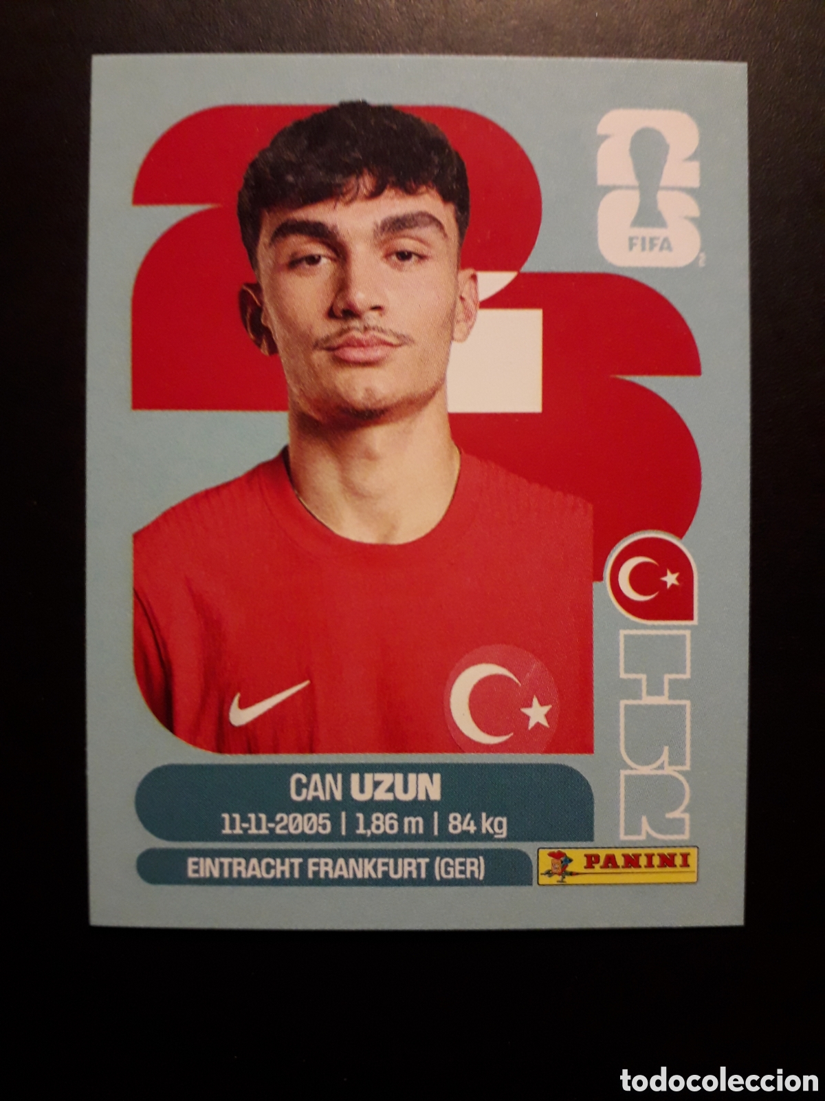 Cromos de F&uacute;tbol: UZUN TURQU&Iacute;A TUR 17 MUNDIAL F&Uacute;TBOL 2026 FIFA WORLD CUP PANINI SIN PEGAR PEDIDO M&Iacute;NIMO 3&euro;
