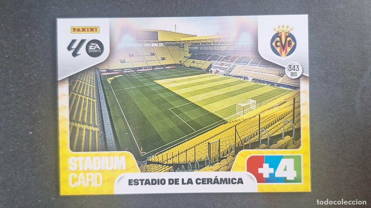 Cromos de F&uacute;tbol: L3 ESTADIO DE LA CERAMICA VILLARREAL C. F. 343BIS ADRENALYN XL LIGA 2025/2026 25 26 PANINI