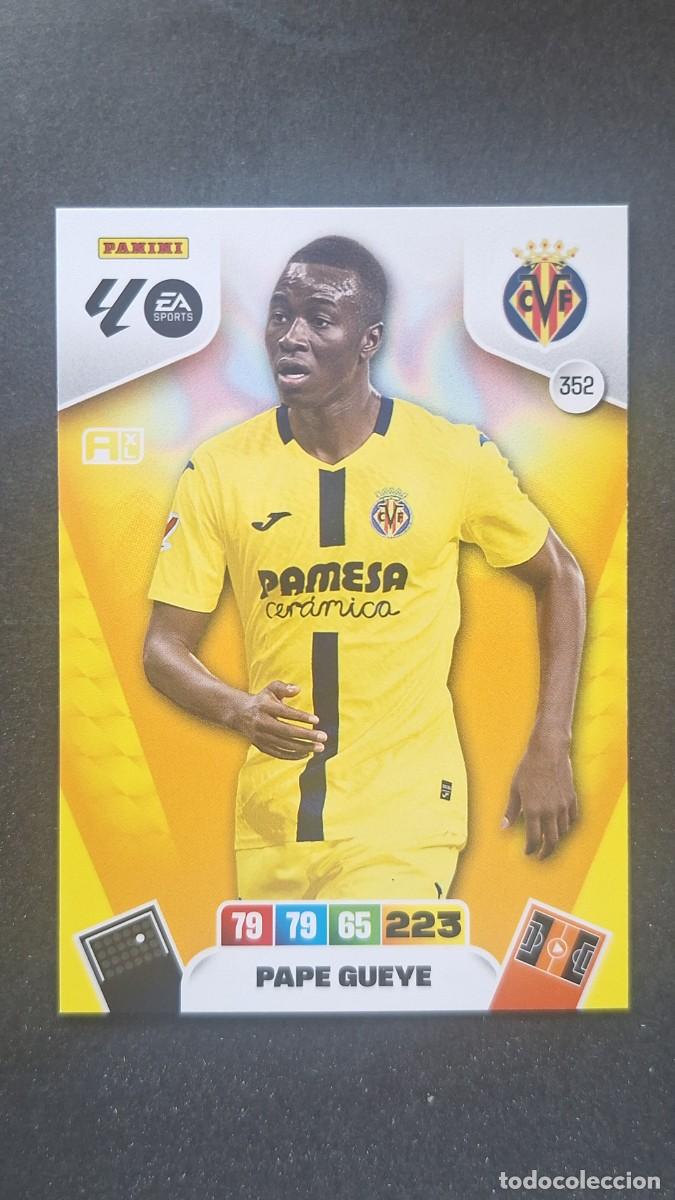 Cromos de F&uacute;tbol: L3 PAPE GUEYE VILLARREAL C. F. 352 ADRENALYN XL LIGA 2025/2026 25 26 PANINI