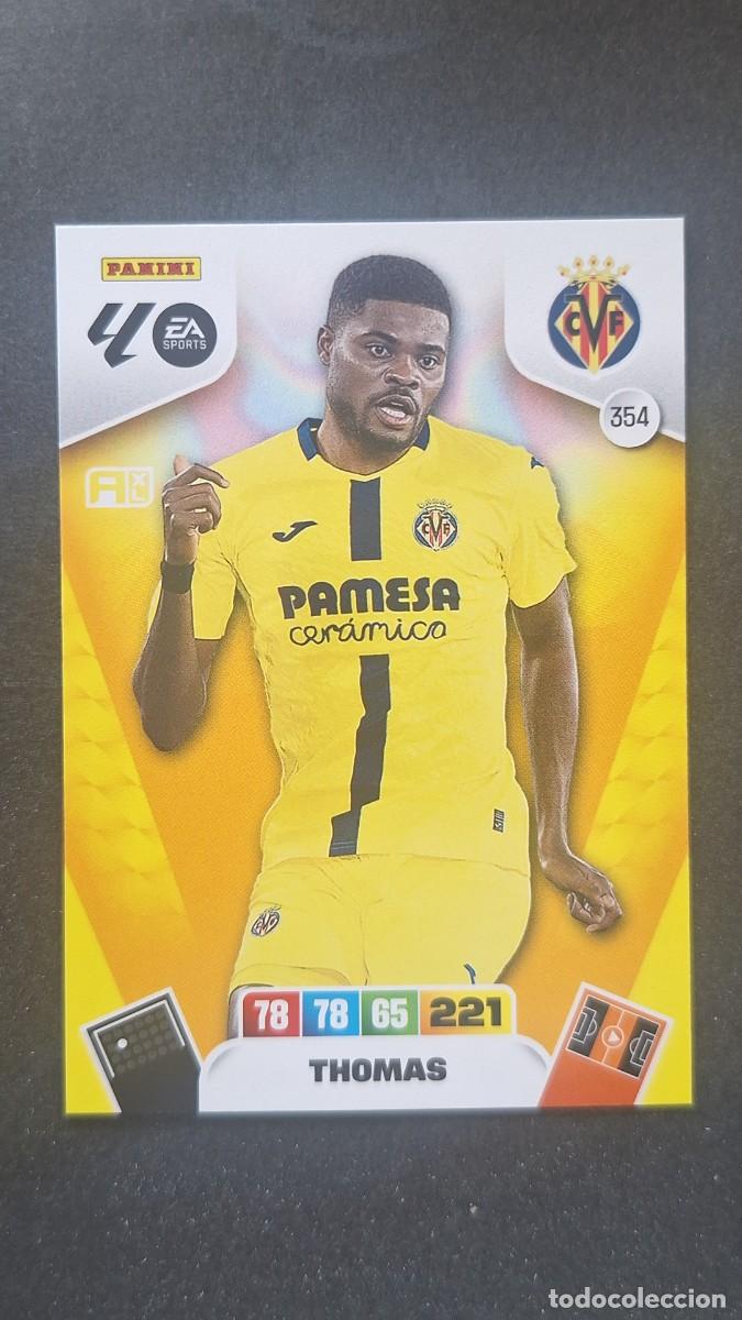 Cromos de F&uacute;tbol: L3 THOMAS VILLARREAL C. F. 354 ADRENALYN XL LIGA 2025/2026 25 26 PANINI