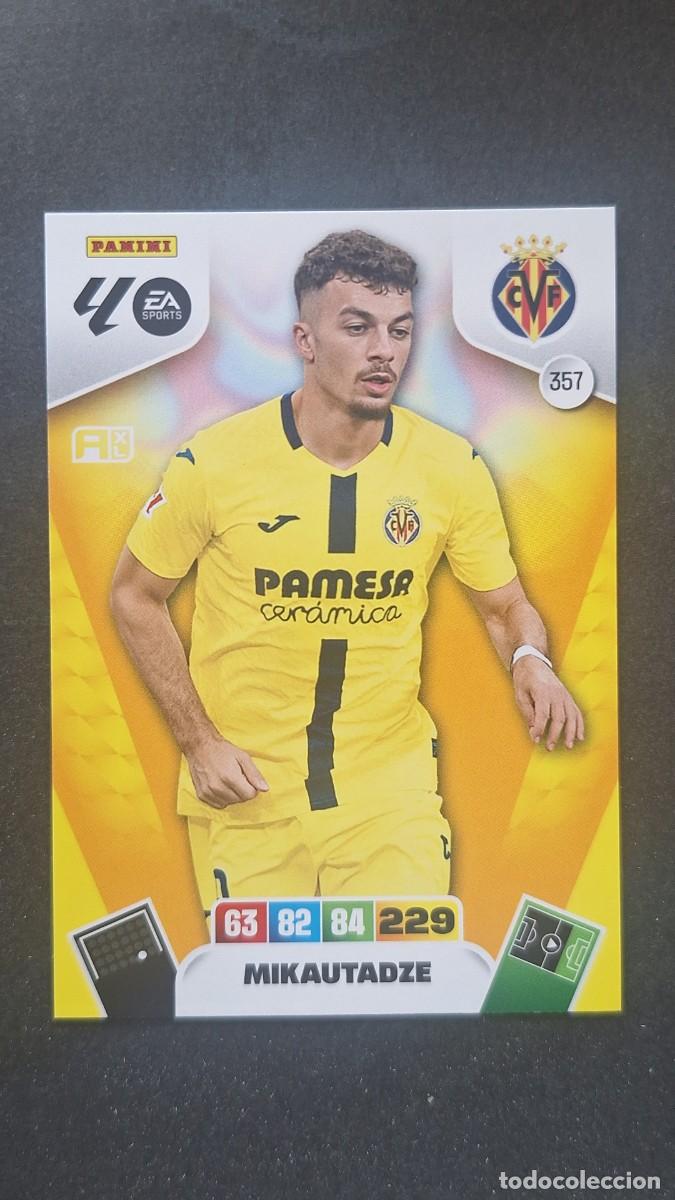 Cromos de F&uacute;tbol: L3 MIKAUTADZE VILLARREAL C. F. 357 ADRENALYN XL LIGA 2025/2026 25 26 PANINI