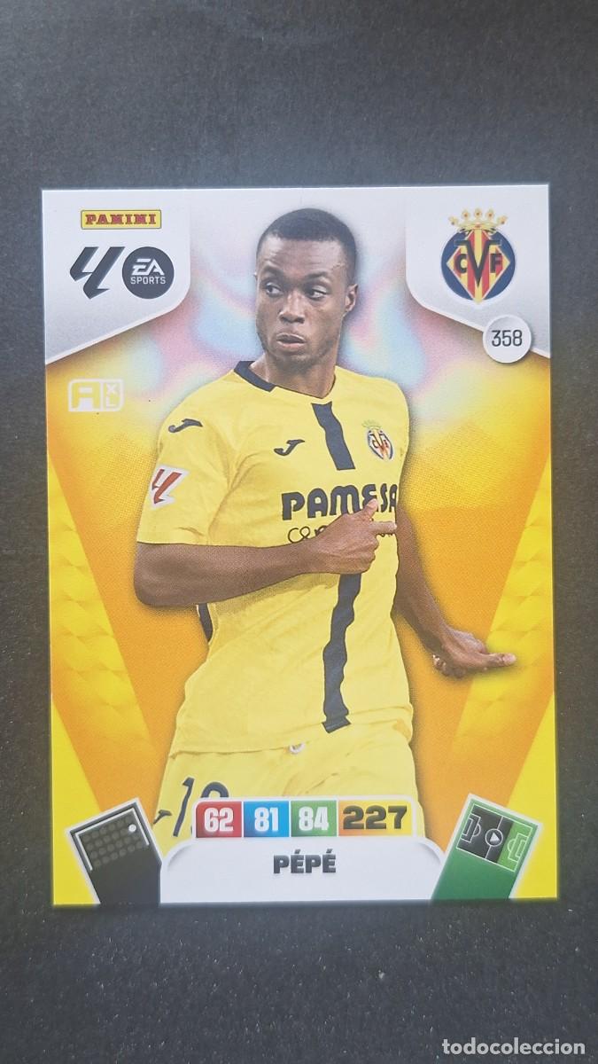 Cromos de F&uacute;tbol: L3 PEPE VILLARREAL C. F. 358 ADRENALYN XL LIGA 2025/2026 25 26 PANINI