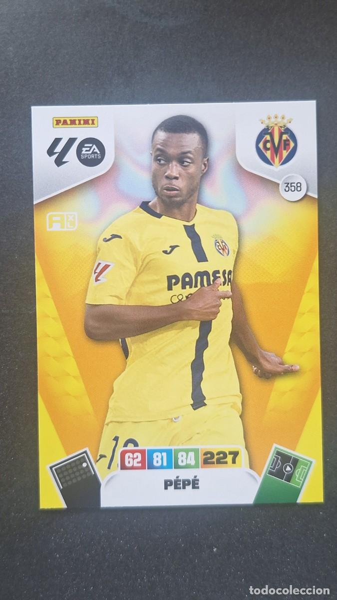 Cromos de F&uacute;tbol: L3 PEPE VILLARREAL C. F. 358 ADRENALYN XL LIGA 2025/2026 25 26 PANINI