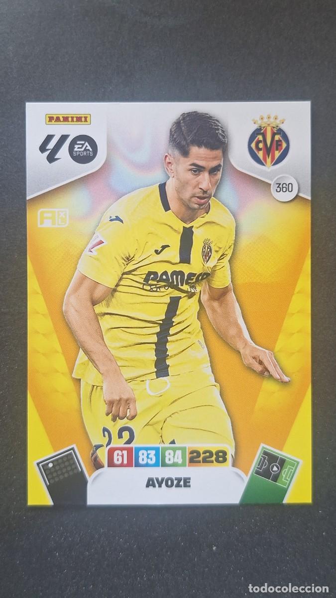 Cromos de F&uacute;tbol: L3 AYOZE VILLARREAL C. F. 360 ADRENALYN XL LIGA 2025/2026 25 26 PANINI