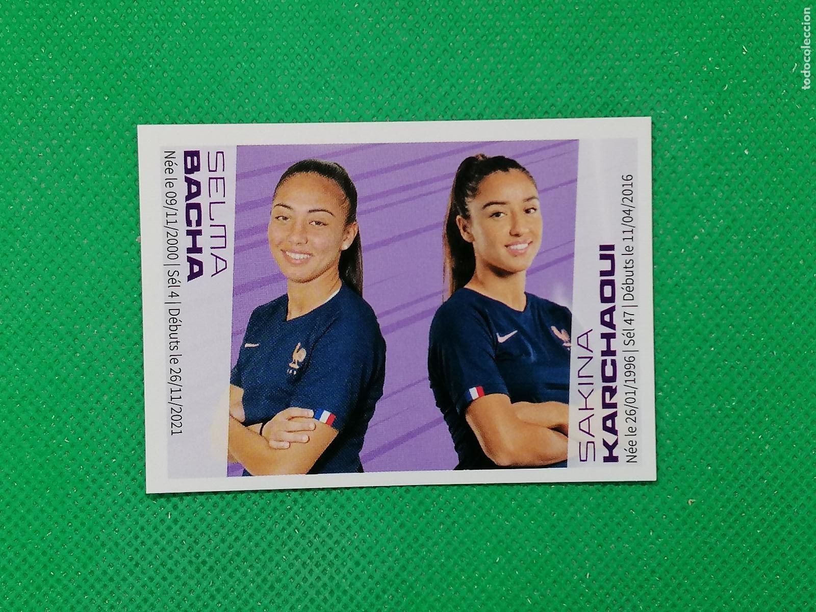 Cromos de F&uacute;tbol: 75 BACHA KARCHAOUI STICKER SELECCION FRANCIA ⚽ INTERMARCHE 2022 PANINI AU PLUS PRES DES BLEUS ⚽