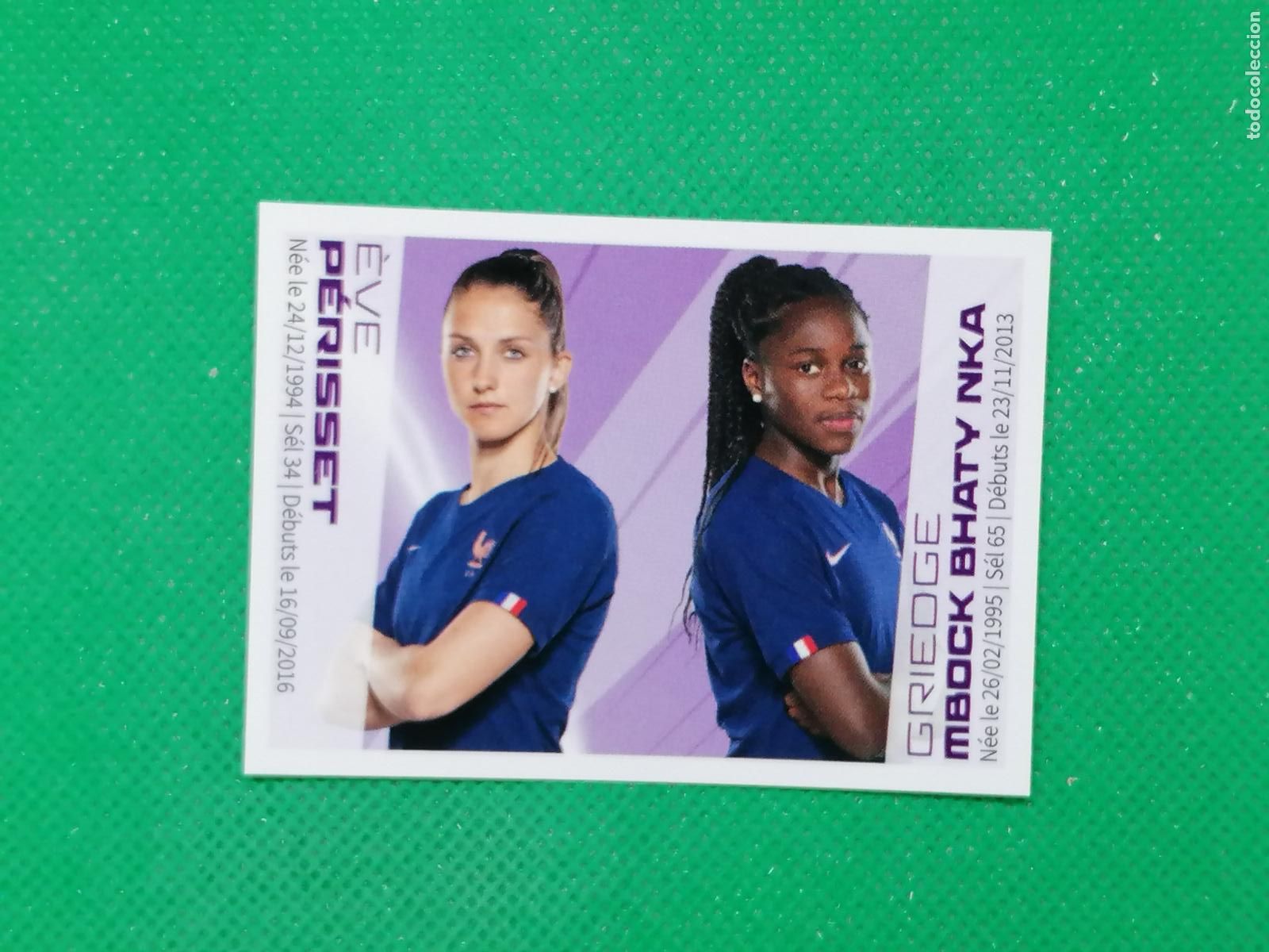 Cromos de F&uacute;tbol: 76 PERISSET MBOCK STICKER SELECCION FRANCIA ⚽ INTERMARCHE 2022 PANINI AU PLUS PRES DES BLEUS ⚽