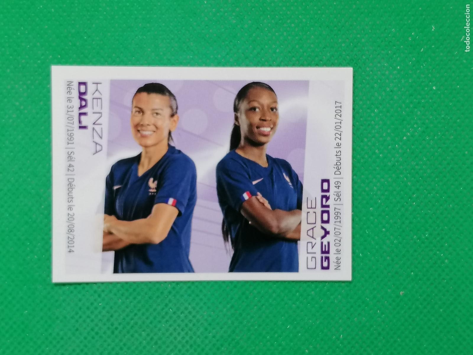 Cromos de F&uacute;tbol: 79 DALI GEYORO STICKER SELECCION FRANCIA ⚽ INTERMARCHE 2022 PANINI AU PLUS PRES DES BLEUS ⚽