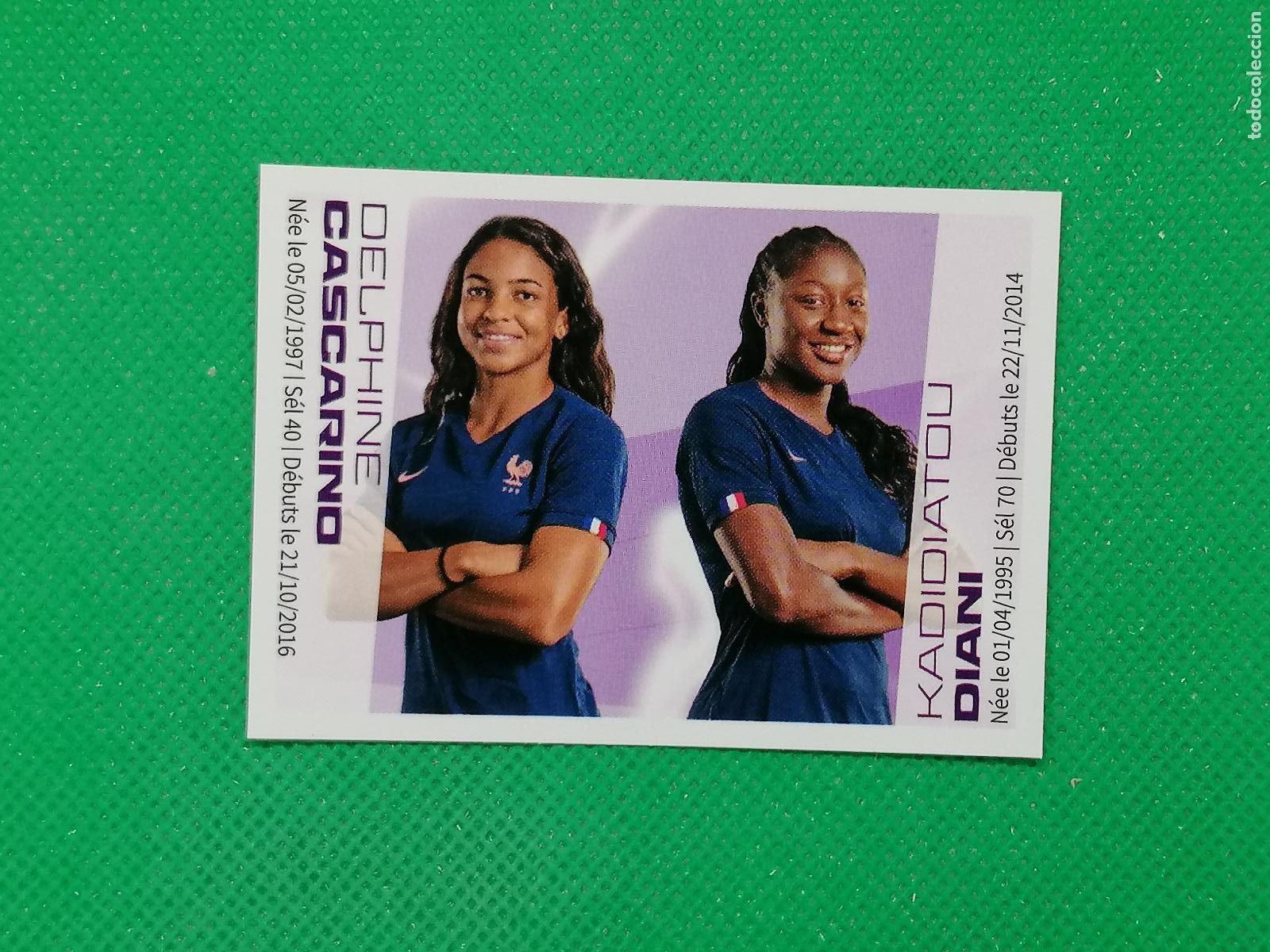 Cromos de F&uacute;tbol: 82 DIANI CASCARINO STICKER SELECCION FRANCIA ⚽ INTERMARCHE 2022 PANINI AU PLUS PRES DES BLEUS ⚽