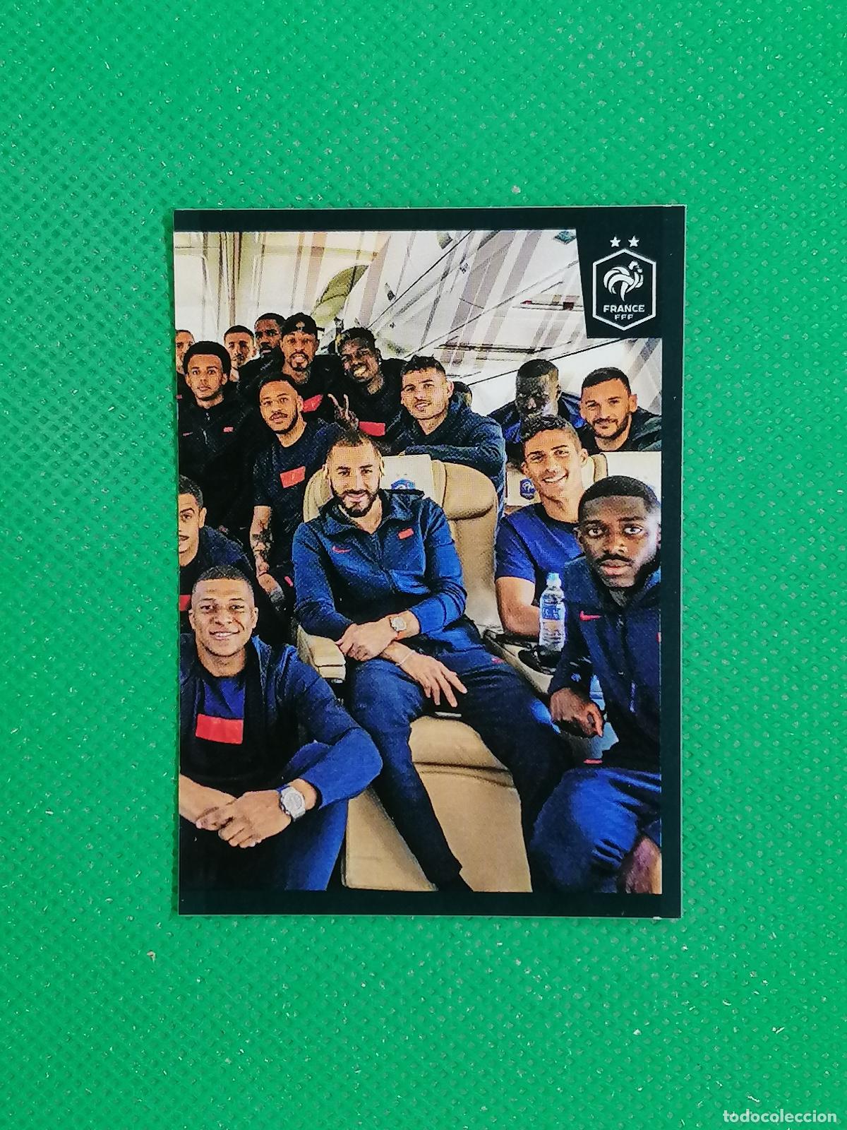 Cromos de F&uacute;tbol: 86 EQUIPO STICKER SELECCION FRANCIA ⚽ INTERMARCHE 2022 PANINI AU PLUS PRES DES BLEUS ⚽