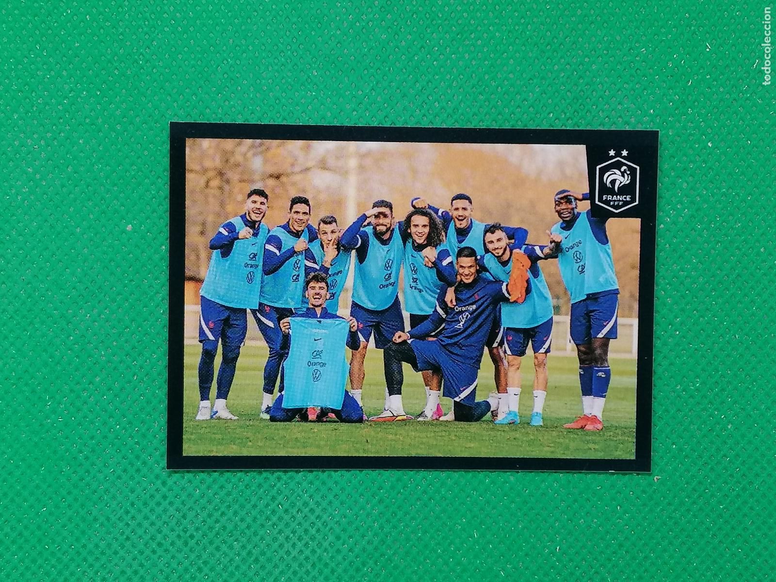 Cromos de F&uacute;tbol: 95 EQUIPO STICKER SELECCION FRANCIA ⚽ INTERMARCHE 2022 PANINI AU PLUS PRES DES BLEUS ⚽