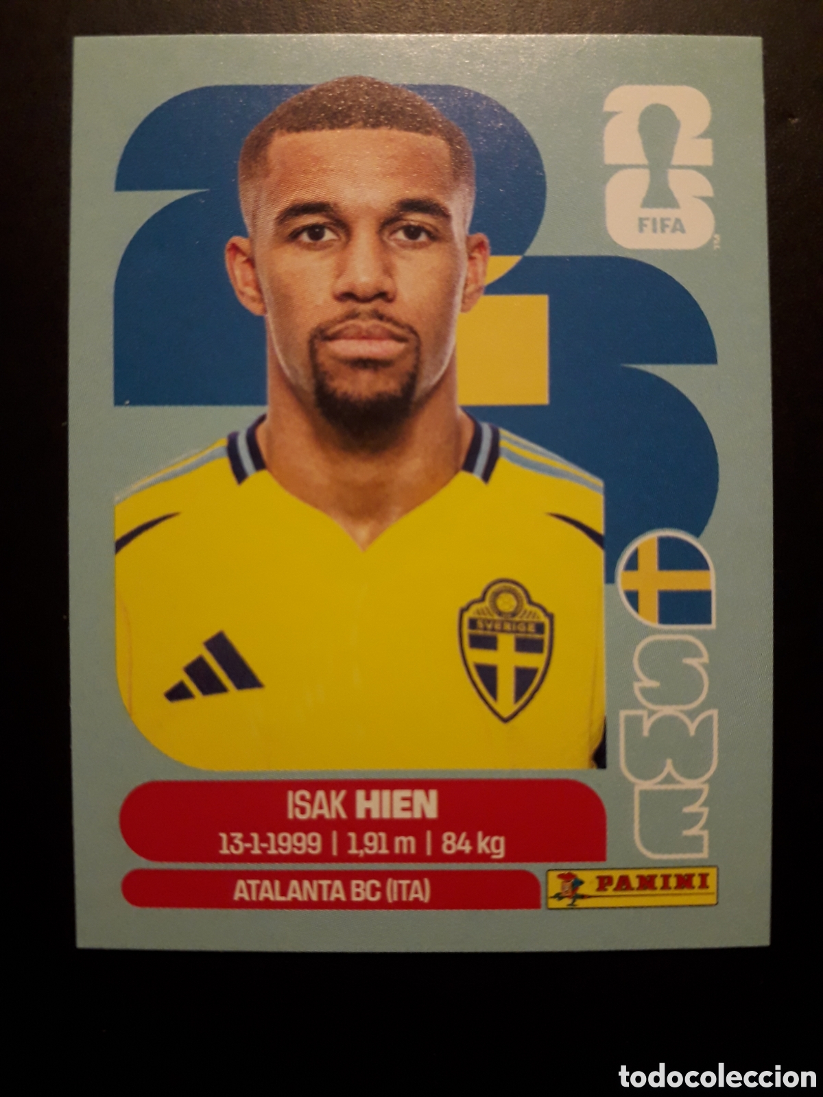 Cromos de F&uacute;tbol: HIEN SUECIA SWE 3 MUNDIAL F&Uacute;TBOL 2026 FIFA WORLD CUP PANINI SIN PEGAR PEDIDO M&Iacute;NIMO 3&euro;