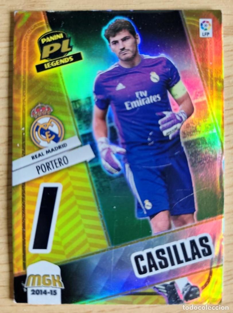 Cromos de F&uacute;tbol: MEGACRACKS 2014 2015 14 15 PANINI CASILLAS N&ordm; 426 LEGENDS REAL MADRID ALBUM LIGA F&Uacute;TBOL MGK