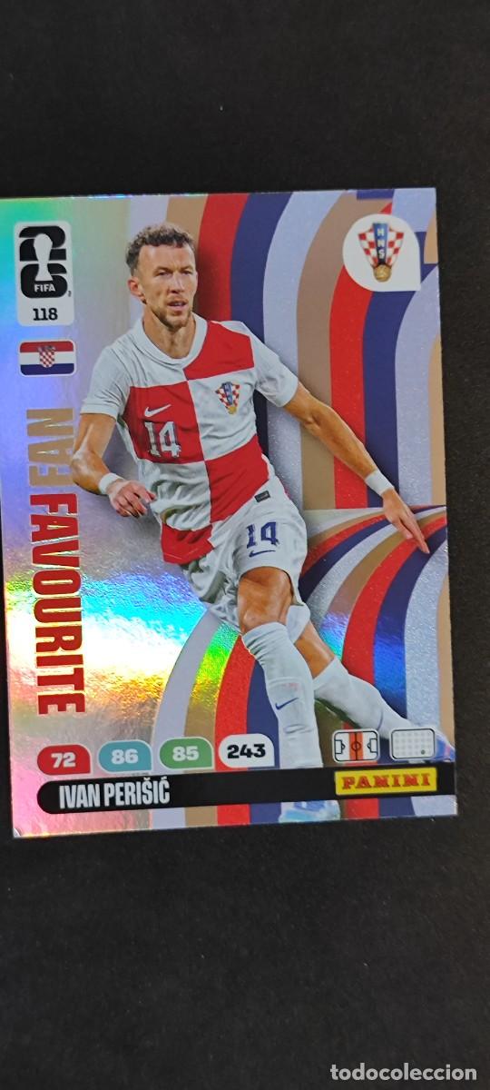 Cromos de F&uacute;tbol: ADRENALYN XL FIFA WORLD CUP 2026 CARD FAN FAVOURITE PERISIC CROACIA # 118 PANINI