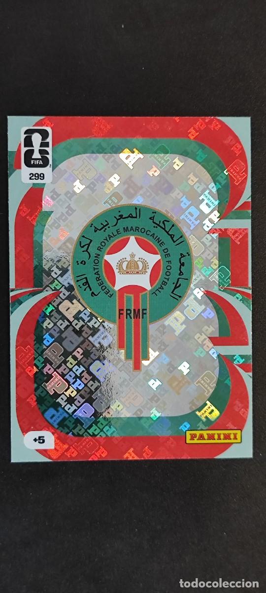 Cromos de F&uacute;tbol: ADRENALYN XL FIFA WORLD CUP 2026 CARD ESCUDO MARRUECOS # 299 PANINI