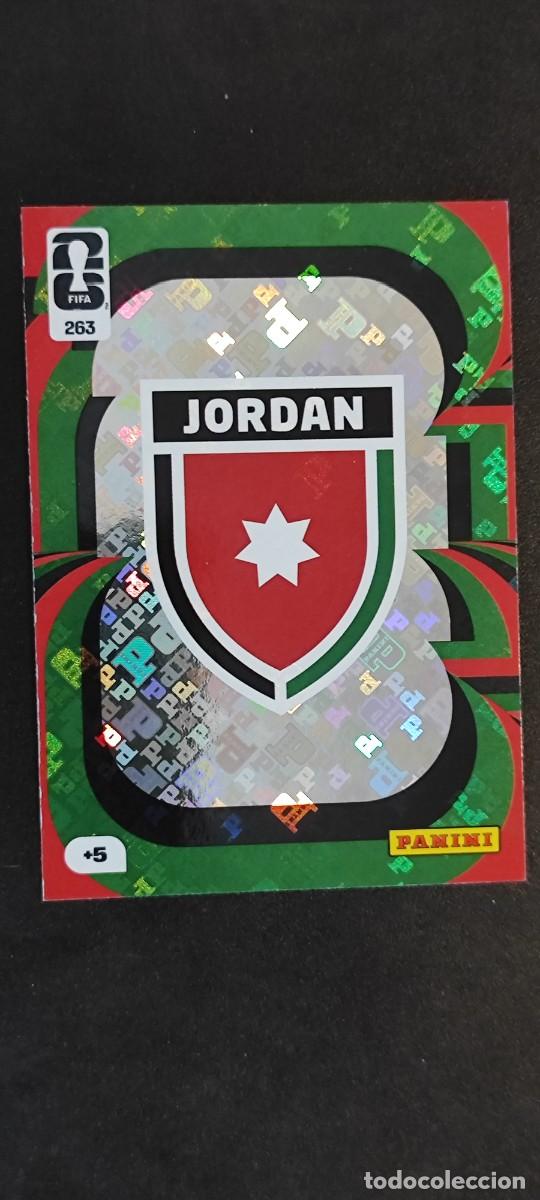 Cromos de F&uacute;tbol: ADRENALYN XL FIFA WORLD CUP 2026 CARD ESCUDO JORDANIA # 263 PANINI