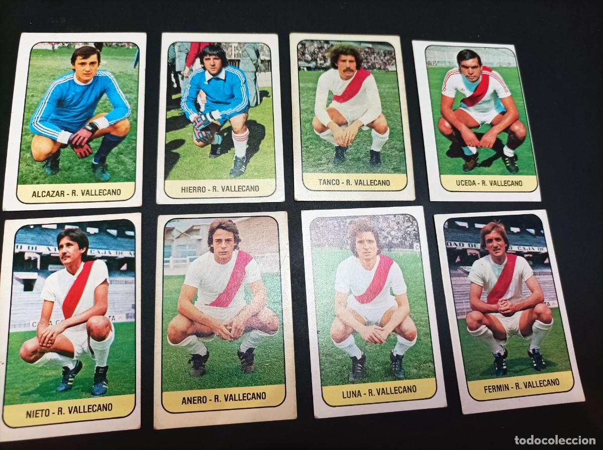 Football Stickers: ESTE 1978 1979 78 79 - LOTE 14 CROMOS DISTINTOS RAYO VALLECANO - NUNCA PEGADO