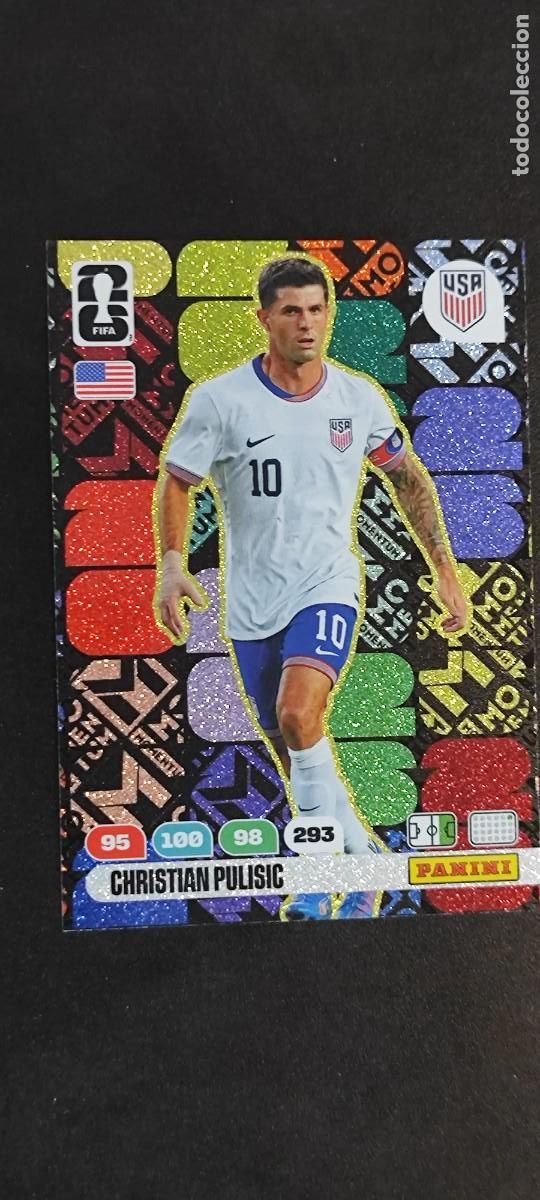 Football Stickers: ADRENALYN XL FIFA WORLD CUP 2026 CARD MOMENTUM PULISIC USA # PANINI