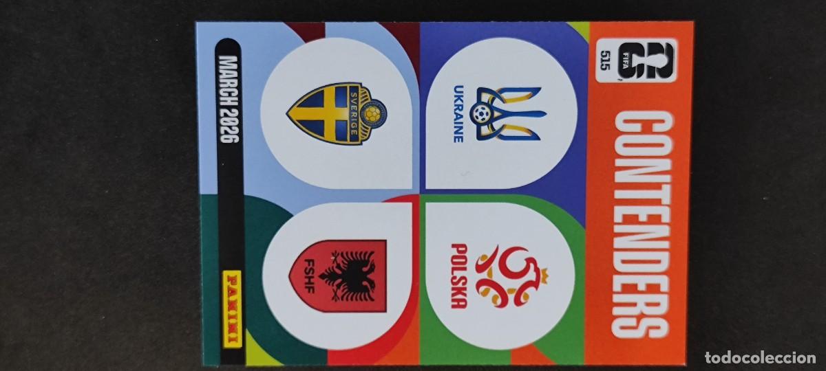 Cromos de F&uacute;tbol: ADRENALYN XL FIFA WORLD CUP 2026 CARD CONTENDERS # 515 PANINI