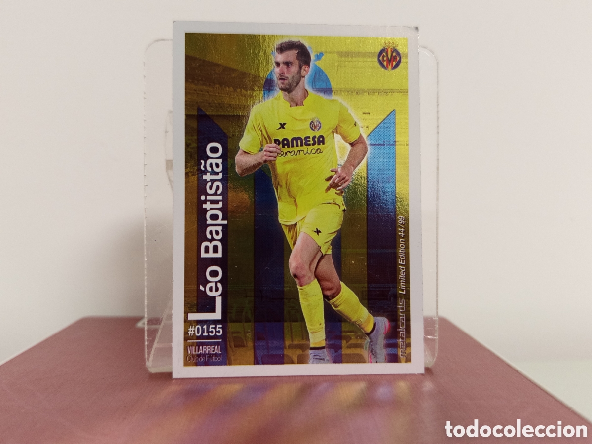 Figurine di Calcio: ❇️ CROMO ⚽ LEO BAPTISTAO VILLARREAL 155 LIGA QUIZ 15 16 2015 2016 METALCARDS LIMITED EDITION ❇️