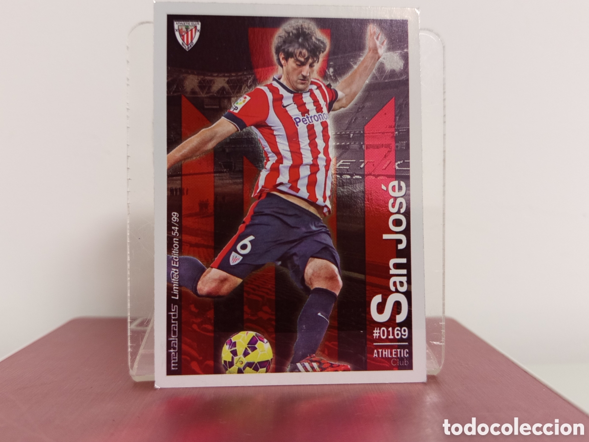Figurine di Calcio: ❇️ CROMO ⚽ SAN JOS&Eacute; ATHLETIC DE BILBAO 169 LIGA QUIZ 15 16 2015 2016 METALCARDS LIMITED EDITION ❇️