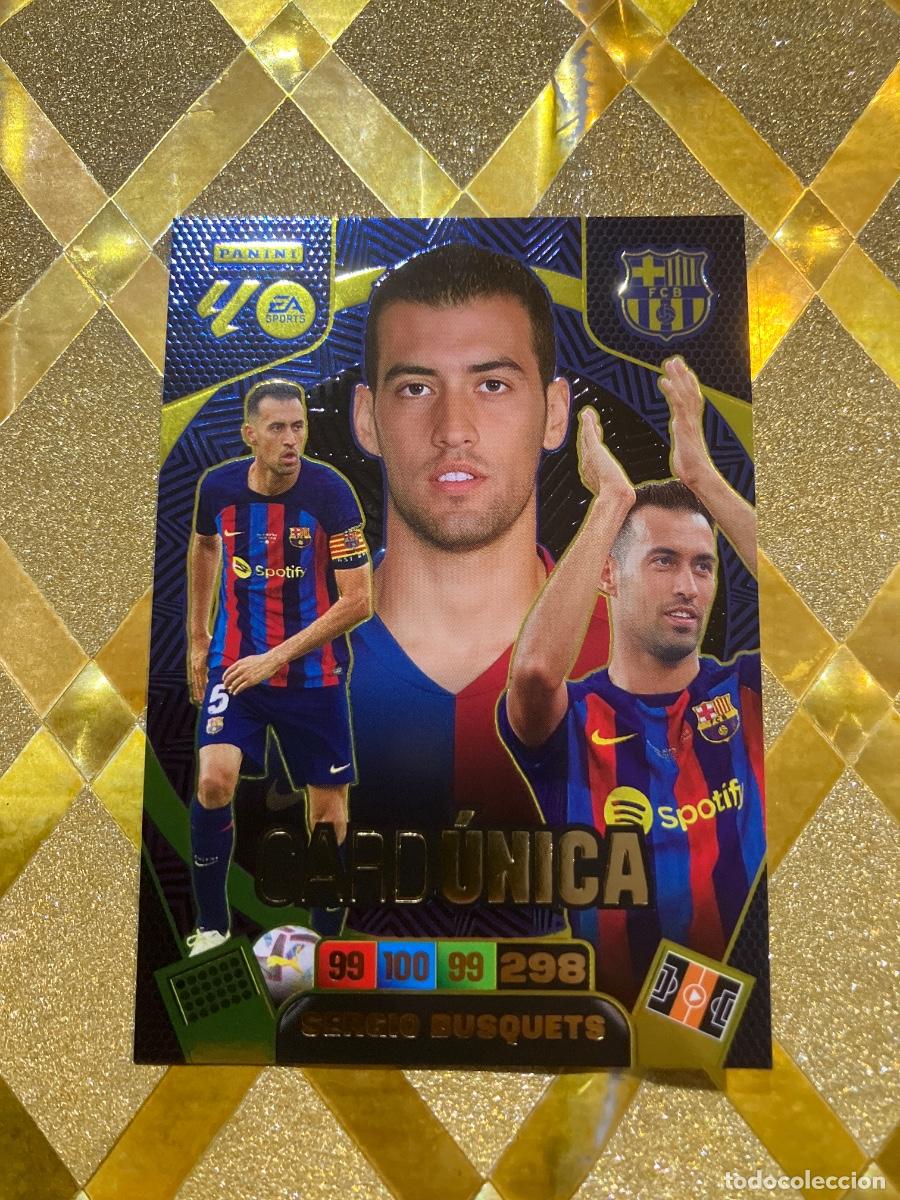Cromos de F&uacute;tbol: CROMO DE FUTBOL SERGIO BUSQUETS BARCELONA CARD UNICA DREAM BOX ADRENALYN 2025 2026 PANINI !